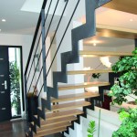 Escalier en kit réalisé en métal et bois