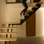 Escalier quart tournant avec palier