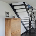 Escalier métal et bois design